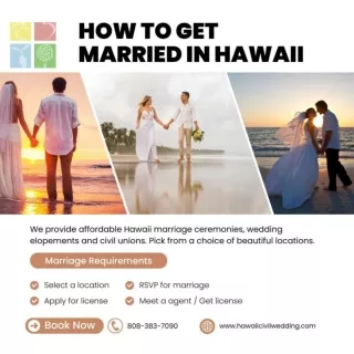 How To Get Married In Hawaii