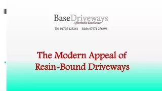 The Modern Appeal of Resin-Bound Driveways