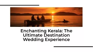 Destination Wedding In Kerala
