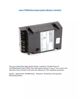 Aaon P79990-Direct Spark Ignition Module _ PartsHnC