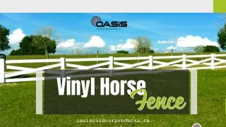 The Benefits of a Vinyl Horse Fence for Your Property