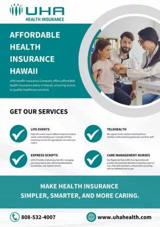 Affordable Health Insurance Hawaii