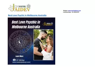 Best Indian Psychic Astrologer in Melbourne Australia