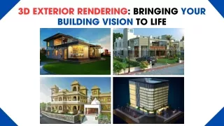 3D Exterior Rendering Bringing Your Building Vision to Life
