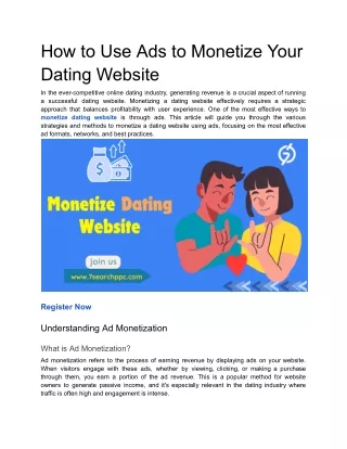 Monetize Dating Website _ Dating Site Monetization Platform