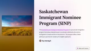 Fast-Track Your Path to Canada with the Saskatchewan Immigrant Nominee Program (