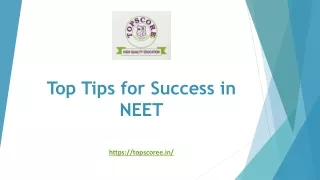 Top Tips for Success in NEET