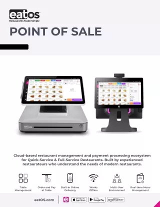 Point of Sale – Restaurant Management - eatOS