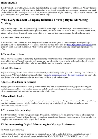 Why Every Resident Company Demands a Strong Digital Marketing Approach