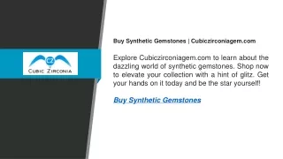 Buy Synthetic Gemstones Cubiczirconiagem.com