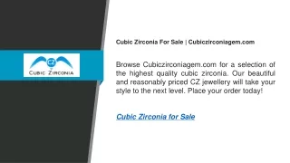 Cubic Zirconia For Sale  Cubiczirconiagem.com
