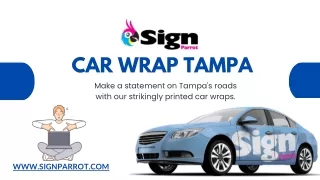 Get Car Wrap Tampa From The Big Format Printing Company