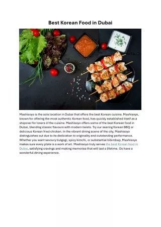 best korean food in dubai