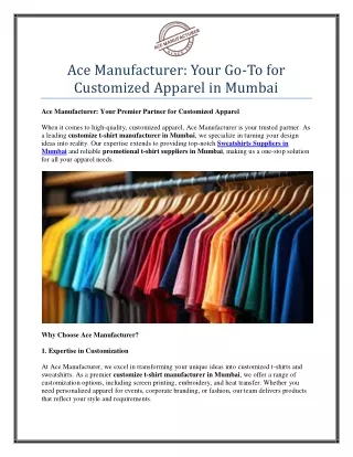 Ace Manufacturer