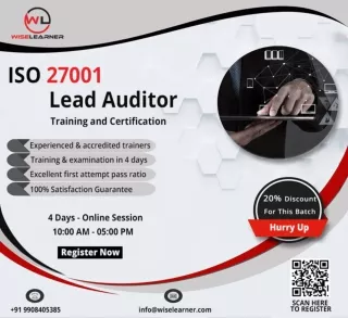 ISO 27001 Lead Auditor Training and Certification Course in Hyderabad