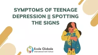 Symptoms of Teenage Depression  Spotting the Signs