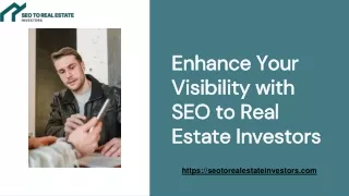 Enhance Your Local Reach with SEO for Real Estate Investors