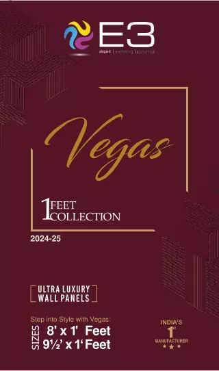 E3 Vegas Clads 2024 Catalogue | Stylish & Durable Cladding Options