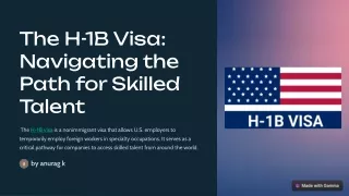 Comprehensive H-1B Visa Guide: Requirements and Application Process