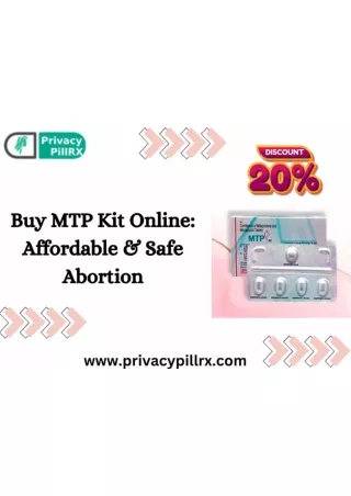 Buy MTP Kit Online Affordable & Safe Abortion