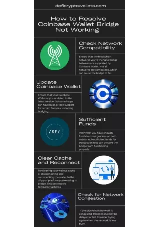 How to Resolve Coinbase Wallet Bridge Not Working Infographic