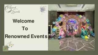 Stunning Balloon Decoration in Gurgaon | Renowned Events