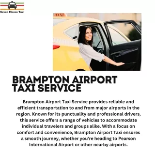 best taxi service in Orangeville