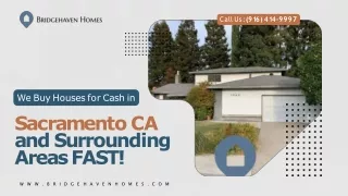 We Buy Houses for Cash in Sacramento CA