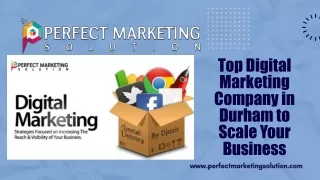 Top Digital Marketing Company in Durham to Scale Your Business