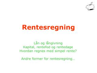 Rentesregning