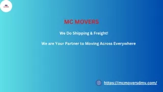 Local Moving Company Northern Virginia