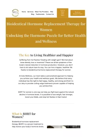 Better Health with Bioidentical Hormone Replacement Therapy for Women!