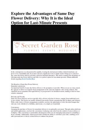 Secret Garden Rose