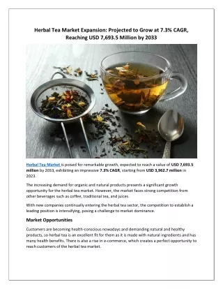 Herbal Tea Market
