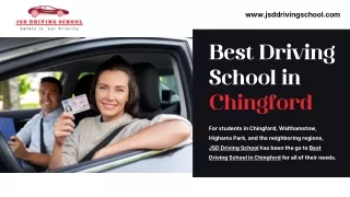 We are the Best Driving School in Chingford- JSD Driving School