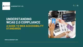 Understanding WCAG 2.0 Compliance: A Guide to Web Accessibility Standards