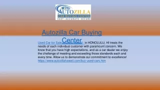 High Quality Used Car for Sale In Oahu Hawaii