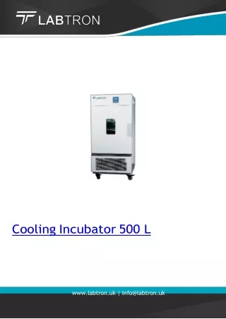 Cooling-Incubator 500 L
