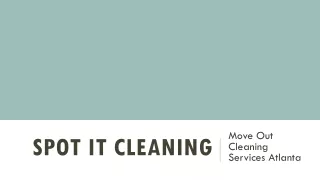 Move Out Cleaning Services Atlanta