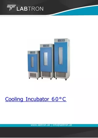 Cooling-Incubator 60°C
