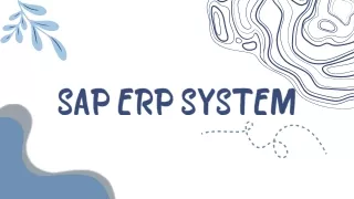 SAP ERP System