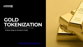 Gold Tokenization : A New Way to Invest in Gold