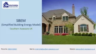 Simplified Building Energy Model (SBEM) | Southern Assessors UK