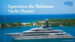 Bahamas Yacht Charter