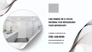Can Marble Be a Good Material for Remodeling Your Bathroom