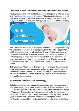 The Future of Birth Certificate Attestation- Innovations and Trends.docx