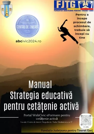 Manual Strategia educativă pentru cetățenie activă 2024 FJTG