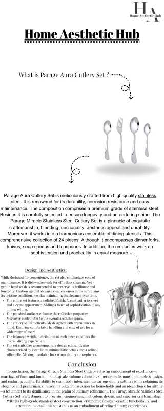 Parage Aura Cutlery