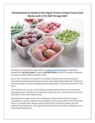 Frozen Food Market