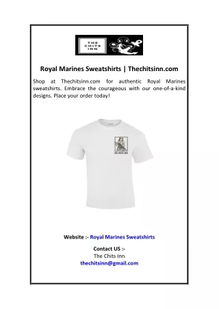 Royal Marines Sweatshirts  Thechitsinn.com